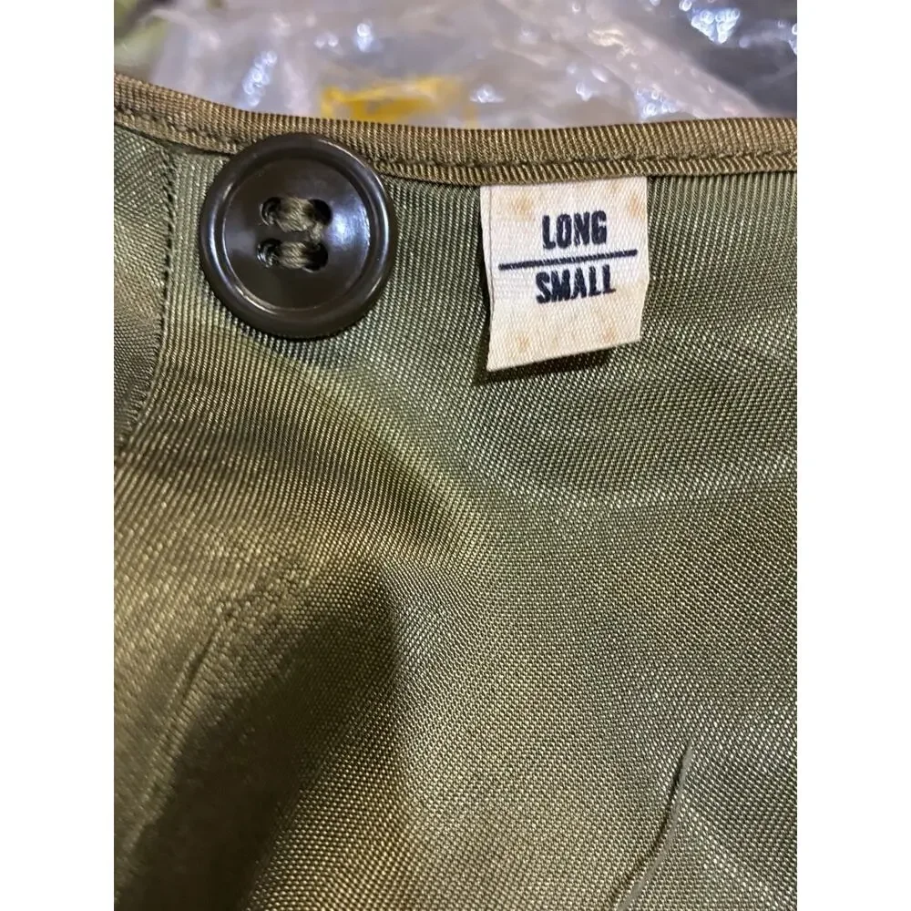 Vintage 1955 Military Wool Liner Korean War Era M-1951 Field Coat Small Long